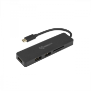 ADAPTER SBOX USB C - HDMI/USB3.0/SD+TF 5U1