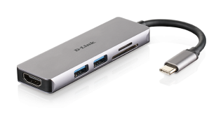USB HUB D-LINK 5-IN1 USB-C HUB, DUB-M530