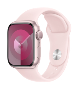 APPLE WATCH S9 GPS 41MM PINK ALU CASE WITH LIGHT PINK SPORT BAND - M/L